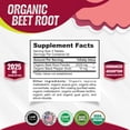 thumbnail image 2 of Organic Beet Root Powder Tablets - 2040mg Natural Nitric Oxide Beets to Support, Energy, Black Pepper Better Absorption, Non-GMO, for Men Women, 90 Tablets, 2 of 5