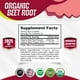 thumbnail image 2 of Organic Beet Root Powder Tablets - 2040mg Natural Nitric Oxide Beets to Support, Energy, Black Pepper Better Absorption, Non-GMO, for Men Women, 90 Tablets, 2 of 5