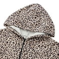 thumbnail image 2 of Women Christmas Fleece One Piece Pajamas Long Sleeve Zipper Hooded Jumpsuit Winter Warm Romper Sleepwear Xmas Holiday Loungewear, 2 of 8