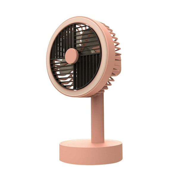 Xihbxyly Mini Ventilador de Escritorio, Diseño Compacto y Plegable, Potente Motor Sin Escobillas, Recargable Por Usb, Funcionamiento Silencioso, Velocidad Del Viento Ajustable, Ideal para Oficina, Do