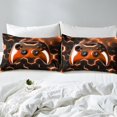 thumbnail image 2 of Erosebridal Gamer Gifts Bedding Set Gaming Gamepad Comforter Cover Orange Geometric Honeycomb Duvet Cover Game Room Decor, 3D Game Console Bedspread Cover with 2 Pillow Cases King, 2 of 5