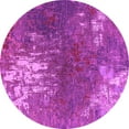 thumbnail image 1 of Ahgly Company Indoor Round Oriental Pink Industrial Area Rugs, 8' Round, 1 of 4