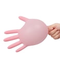 thumbnail image 3 of 20/50/100 Uds guantes de nitrilo rosa guantes de látex desechables sin polvo para limpieza del hogar salón de belleza trabajo guantes de cocina, 3 of 5