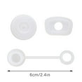 thumbnail image 3 of Darzheoy Silicone Spill Proof Stoppers, Including Straw Cover Cap, Square Spill Stopper and Round Leak Stopper, Leak-Proof Tumbler Accessories, 3 of 5