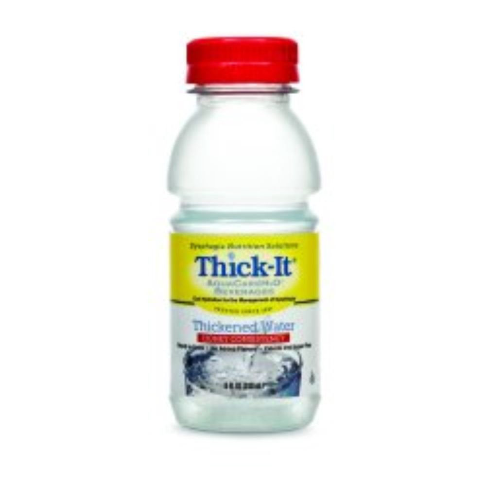 Thickened Water ThickIt AquaCareH2O 8 oz. Unflavored Ready to Use