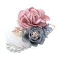 thumbnail image 4 of YSNOOWE Brazalete De Mano Decorativo Oro Rosa Con Flores Artificiales Para Bodas, 4 of 8