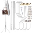 thumbnail image 1 of shiyou-1Pc Freestanding Coat Rack, Metal Hat Rack with 11 Hooks, Tree Coat Racks Clothes Rock Coat Hanger Stand for Bedroom, Hallway, Office (White), 1 of 4