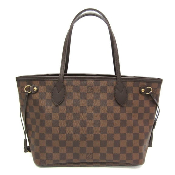 Pre-Owned Louis Vuitton Damier Neverfull PM N51109 Women's Tote Bag Ebene (Good)