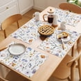 thumbnail image 5 of Rustic Retro Placemats Set of 1, Wildflower Colorful Floral Blossom Plant Non-Slip Place Mats Washable Table Mats for Kitchen Dining Table Decorations Indoor/Outdoor, 5 of 9