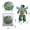 1pack C, variant on Robot Transformable Gyro Toys for Kids Boys Girls Christmas Stocking Stuffers Gifts