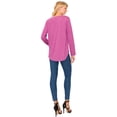 thumbnail image 5 of ZAMONG Women's Long Sleeve French Terry Crew Neck Top, 5 of 5
