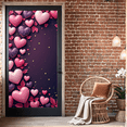 thumbnail image 4 of LUUFILx Valentine's Day Heart Backdrop Romantic Party Love Decoration Background Banner Wedding Anniversary Photography Props Decor, 4 of 7