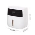 thumbnail image 2 of EGNMCR Wall-mounted Smart Sensor Tissue Box- Sensor Automatic Paper Dispensing Machine- Punch-free Paper Box For Household And Commercial Bathrooms- Transparent Viewin tissue holder, 2 of 8