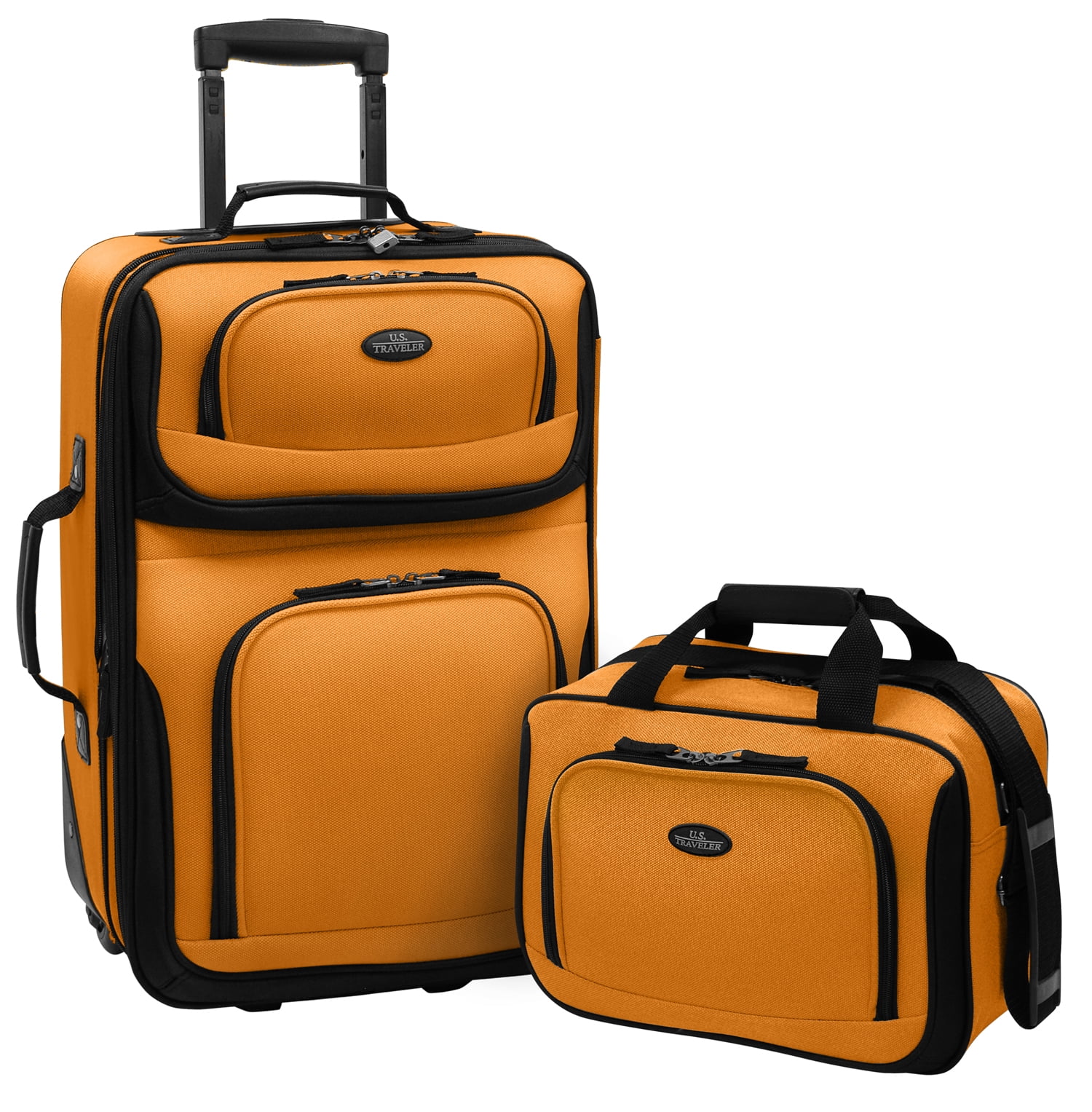 U.S. Traveler Rio 2Piece CarryOn Luggage Set