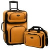 U.S. Traveler Rio 2-Piece Carry-On Luggage Set