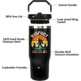 thumbnail image 2 of 30oz Bigfoot Tumbler with Handle & Flip Straw - Insulated Cup, Sasquatch Themed Gifts for Dad, Men - Father''s Day, Birthday, Christmas, 2 of 6