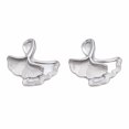 thumbnail image 4 of Non-316 Surgical Stainless Steel Charms Ginkgo Leaf Stainless Steel Color 16x16.5x4mm Hole: 1.8mm, 4 of 4
