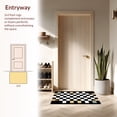 thumbnail image 3 of ODIKA 4'x6' Machine Washable Non-Slip Area Rug, Chic Graphic Black and Motif High Traffic Rug, Black, 6007, 3 of 7