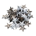 thumbnail image 2 of 50 Uds Remache Estrella Plateada Soledad 15mm Garra para Leathercraft DIY, 2 of 7