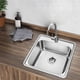 thumbnail image 5 of Fregadero de cocina de acero inoxidable rectangular de 22 calibres de acero inoxidable con accesorios, gran caravana, oficina en casa, 5 of 8