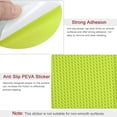 thumbnail image 4 of Uxcell 12 Packs Non Slip Stickers 3.94" Bath Shower Floor Round Style Decals Grass Green, 4 of 6