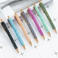 thumbnail image 5 of Press The Beating Pen Spots Rhinestone foreskin Press The Pen Girl Student Stationery Ballpoint Pen Multi Color Press Pen 1ML Easter Crafts for Kids Ages 4-8, 5 of 5