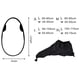 thumbnail image 3 of 2xSpray Skirt Cubierta de La Cubierta de La Cabina Del Kayak Sprayskirt Impermeable Almacenamiento Negro XL Sunnimix Falda de spray de kayak, 3 of 8