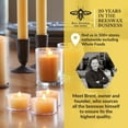 thumbnail image 2 of Aloha Bay Bees Wax Tea Light Candles 8 ea, 2 of 4