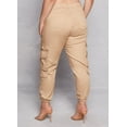 thumbnail image 3 of Womens Plus Size Double Cargo Pocket Joggers, 3 of 3