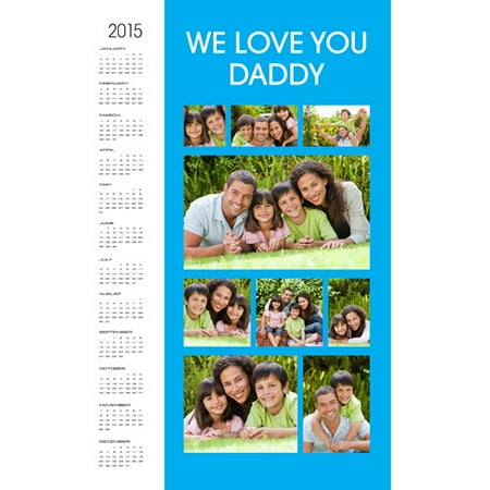 20x30 Calendar Collage Poster, Glossy Poster Paper
