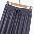 thumbnail image 7 of Gunia Wide Leg Pants For Women Pajama Pants Casual Pants Comfortable Straight Leg Trousers With Drawstring Relaxed Home Leisure Wear Summer Pants, 7 of 7