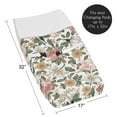 thumbnail image 4 of Sweet Jojo Designs Vintage Floral Pink Yellow and Green Changing Pad Cover, 4 of 6