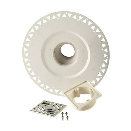 

M-D Building Products 222234 Prova PVC Shower Drain Component with Grate in Chrome