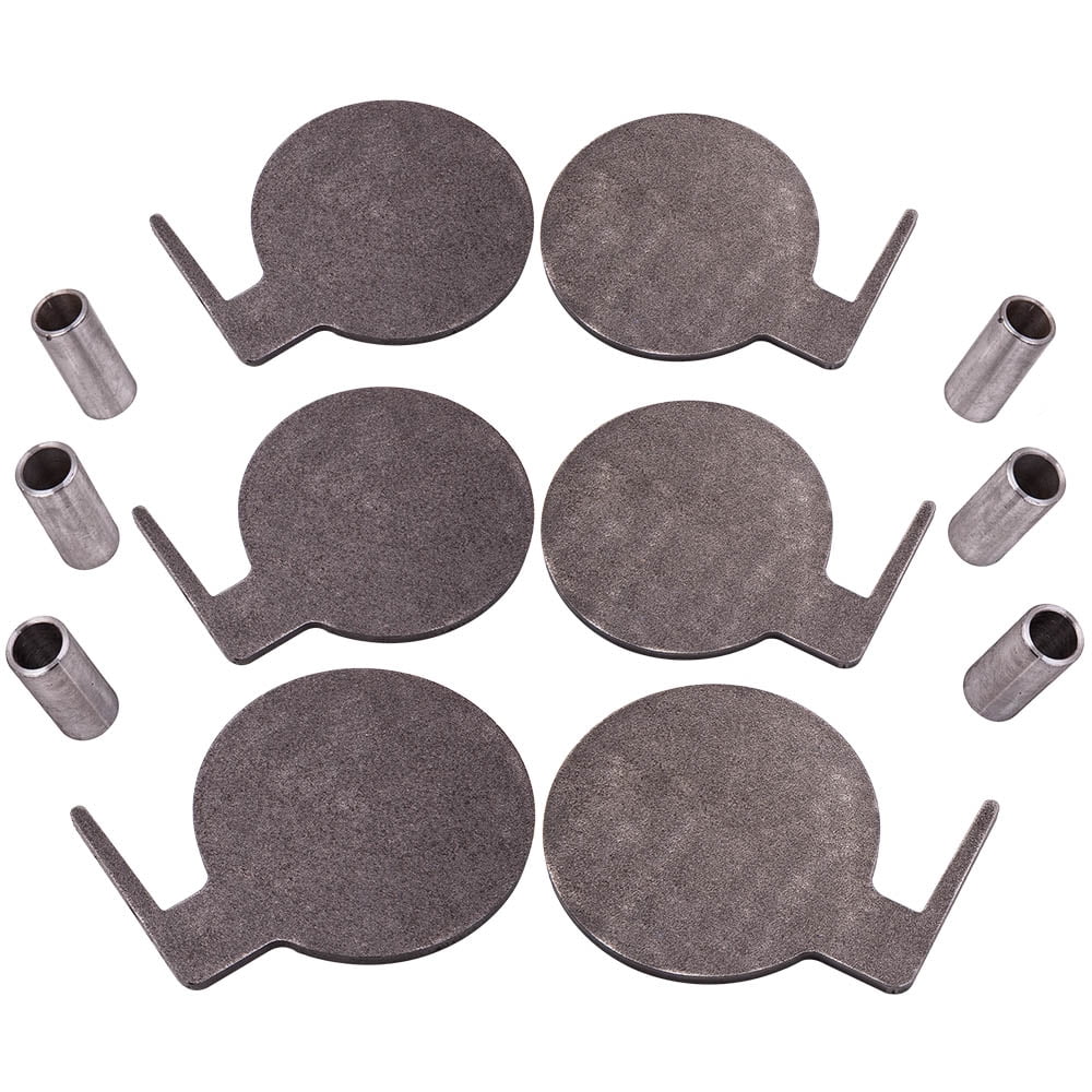 BFO AR500 6" x 3/8" Dueling Steel DIY Shooting Tree Target Paddles Kit W/ Tubes