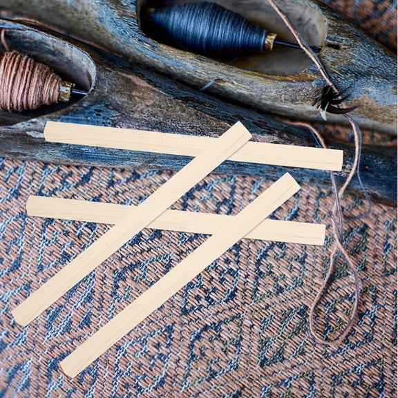 Homoyoyo 20Pcs Unpainted Beige Wooden Dowel Rods for Craft Projects, Smooth , Supplies