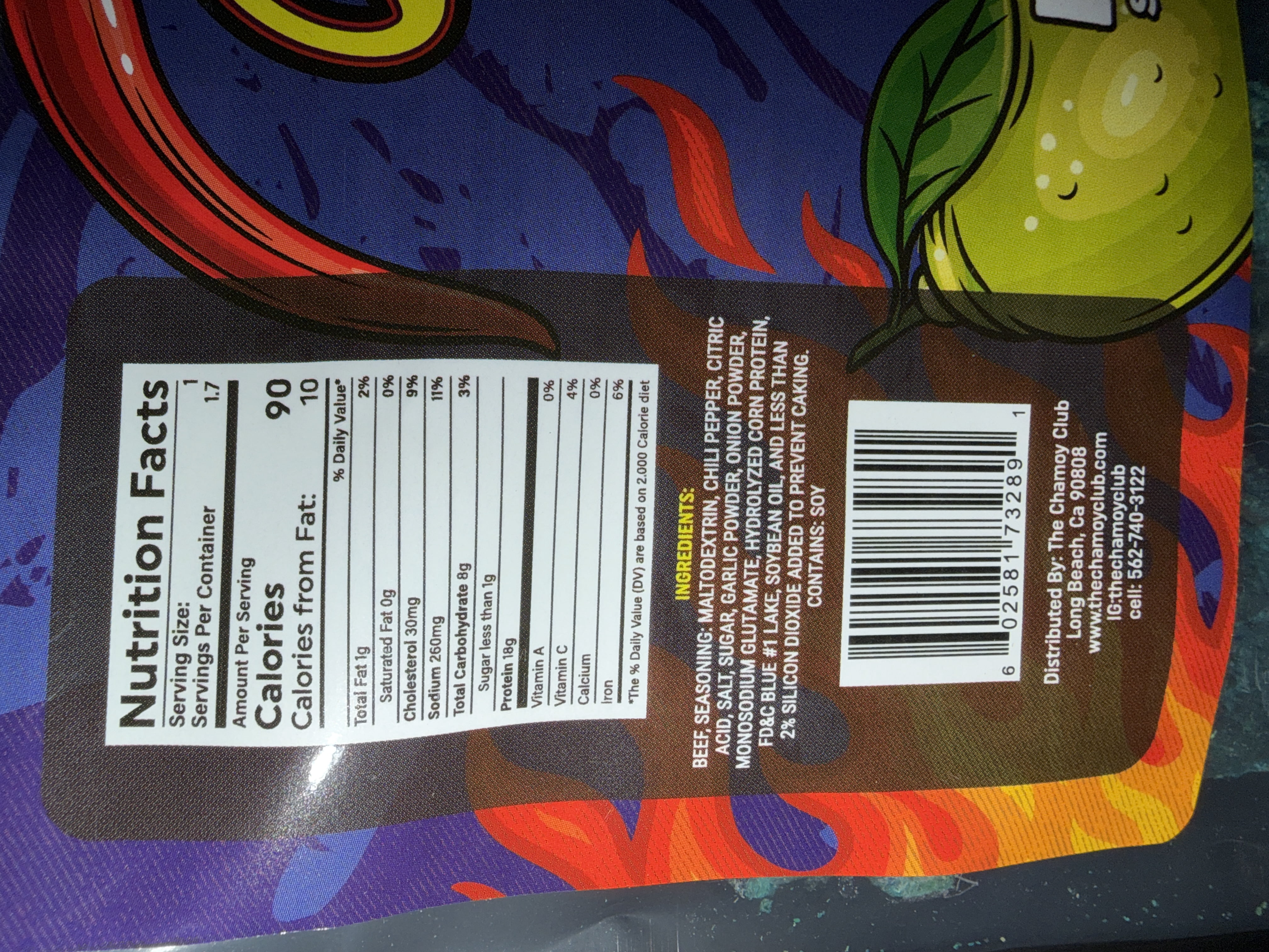 Carne Seca True Seca Fuego red Beef Jerky 1.7 oz Salt and Pepper Flavor Authentic Bold Traditional Taste Dried Snack Dry Spicy