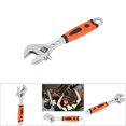 thumbnail image 3 of Adjustable Wrench, 8/10/12 Inch Adjustable Wrenches Multifunction Steel Spanner Plumbing Auto Repair Tool, 3 of 8