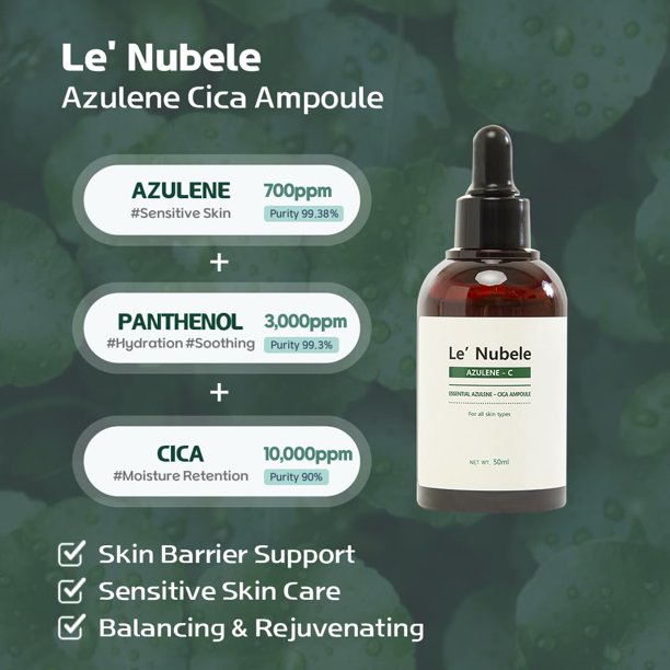 韓国コスメ　G・MMU：N（ジミューン）ABELLEOS AMPOULE Le' Nubele Azulene Cica Ampoule | Korean Skincare for Sensitive