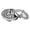 Silver/Mirror, variant on Communion Ware Holy Serving Tray Including Center Bread Plate with A Cover - Stainless Steel (Silver/Matte)