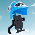 thumbnail image 2 of Bike Phone Stand Sun Visor Phone Holder Sun Shades Cover Windproof Anti Reflection Sun Protection Blue, 2 of 5