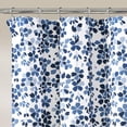 thumbnail image 2 of Weeping Flower Shower Curtain - Fabric Floral Vine Print Design, 72\u201d x 72\u201d, Navy and Blue, 2 of 6