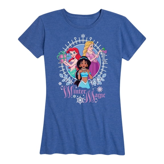 Disney Princess - Winter Magic - Women's Short Sleeve Graphic T-Shirt
