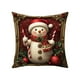 thumbnail image 2 of Adornos navideños, regalos navideños, fundas de almohada navideñas, decoración de festivales, decoración de sofá, almohada de lino, funda de almohada de lino, 2 of 6