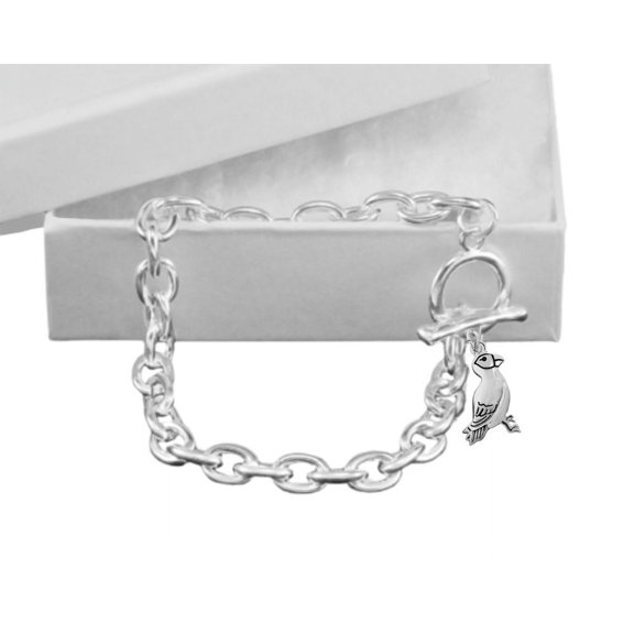 Parrot Charm Chain Link Style Bracelets