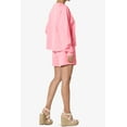 thumbnail image 4 of TheMogan Women's S~3X Cotton Terry Long Sleeve Oversized Top & Drawstring Shorts SET, 4 of 7