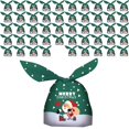 thumbnail image 1 of 50x Bolsas de Navidad Bolsa de dulces de boda Bolsa de regalo de cumpleaños Bolsa de de Navidad para favores de fiesta Suministros de Papá Noel verde Gloria Envoltura de dulces, 1 of 9