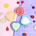 thumbnail image 4 of Molde casero para helado congelado casero Molde para helado de silicona cubierto en forma de corazón Mini molde para helado en forma de corazón, 4 of 5