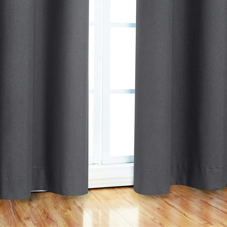  RDJSHOP Cortina exterior impermeable, cortinas opacas duraderas  para dormitorio/balcón/patio, cortina de privacidad con aislamiento térmico  y ojales, 1 panel, gris-52 pulgadas de largo x 84 pulgadas : Todo lo demás