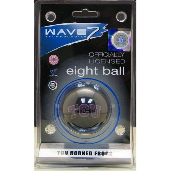 Wave7 TCUBBE100 Texas Christian University Eight Ball