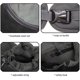 thumbnail image 5 of Mochila para mascotas S Mochila para mascotas Bolso de hombro adecuado para cachorros y gatos con bolsillo de malla transpirable Bolsa de mensajero para mascotas Pequeño Negro ER, 5 of 5